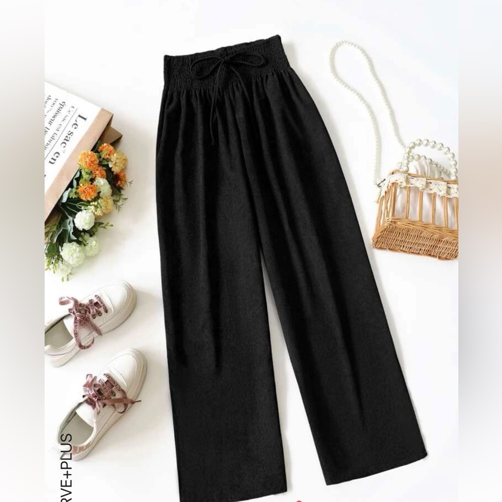 SHEIN Black Wide Leg pants